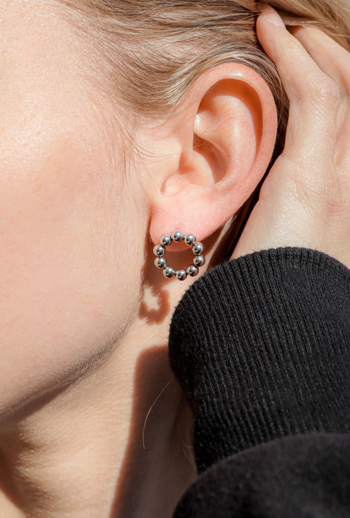 Kayla Circle Ball Stud Earrings - MTT Collective