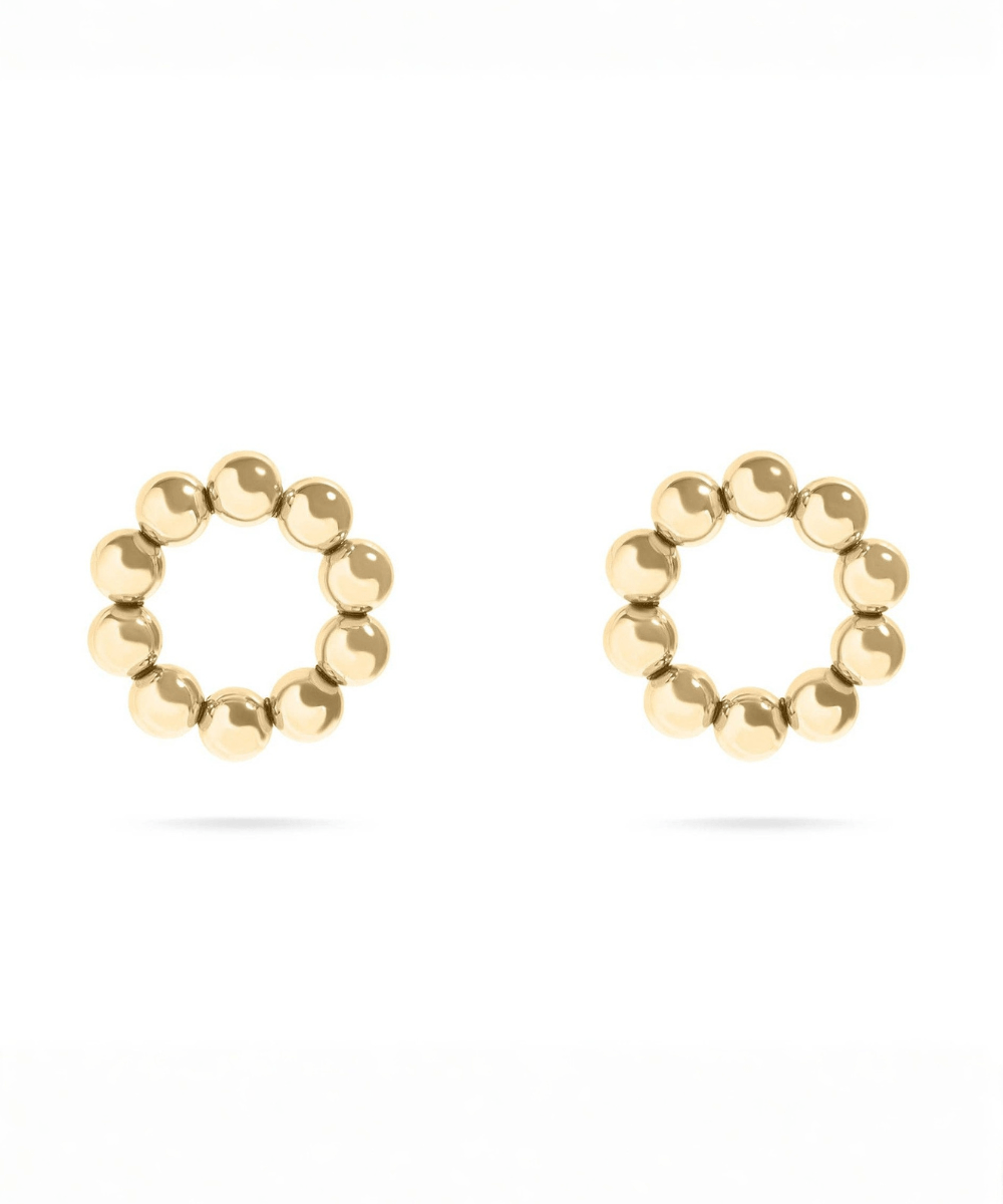Kayla Circle Ball Stud Earrings - MTT Collective