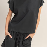 Kayla Elastic Waistband Shorts - MTT Collective