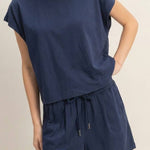 Kayla Elastic Waistband Shorts - MTT Collective