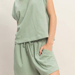 Kayla Elastic Waistband Shorts - MTT Collective