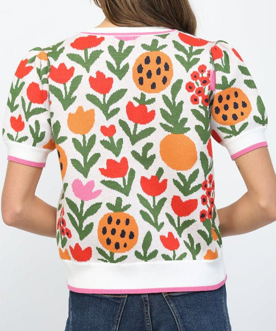 Kelly Short Sleeve Sweater Top - MTT Collective