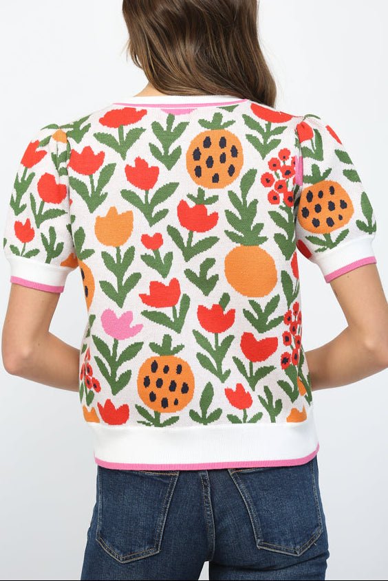 Kelly Short Sleeve Sweater Top - MTT Collective