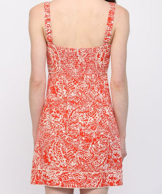 Kelsie Structured Bust Detailed Dress - MTT Collective