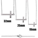 Kendra Horizontal Cross Necklace - MTT Collective