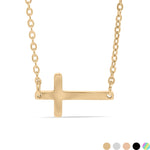 Kendra Horizontal Cross Necklace - MTT Collective