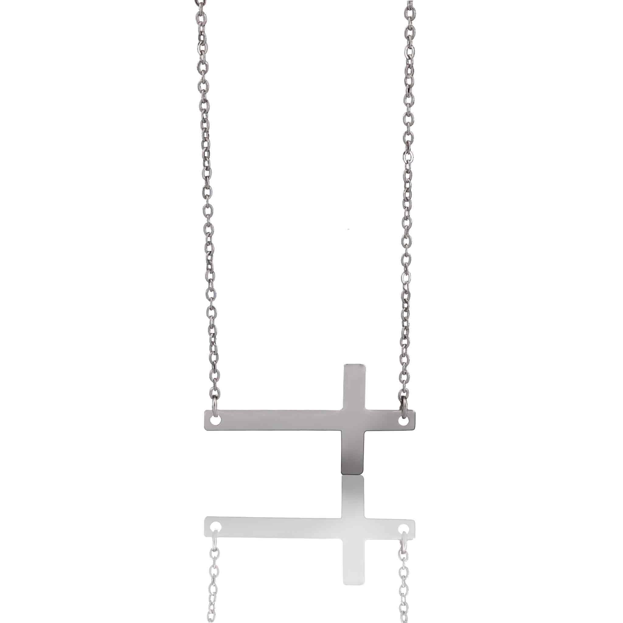 Kendra Horizontal Cross Necklace - MTT Collective