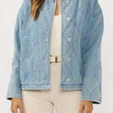 Kendra Quilted Denim Jacket - MTT Collective
