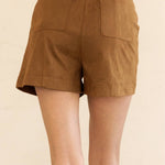 Kira Suede High Waisted Shorts - MTT Collective