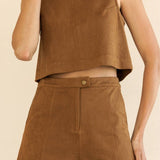 Kira Suede Tank Top - MTT Collective