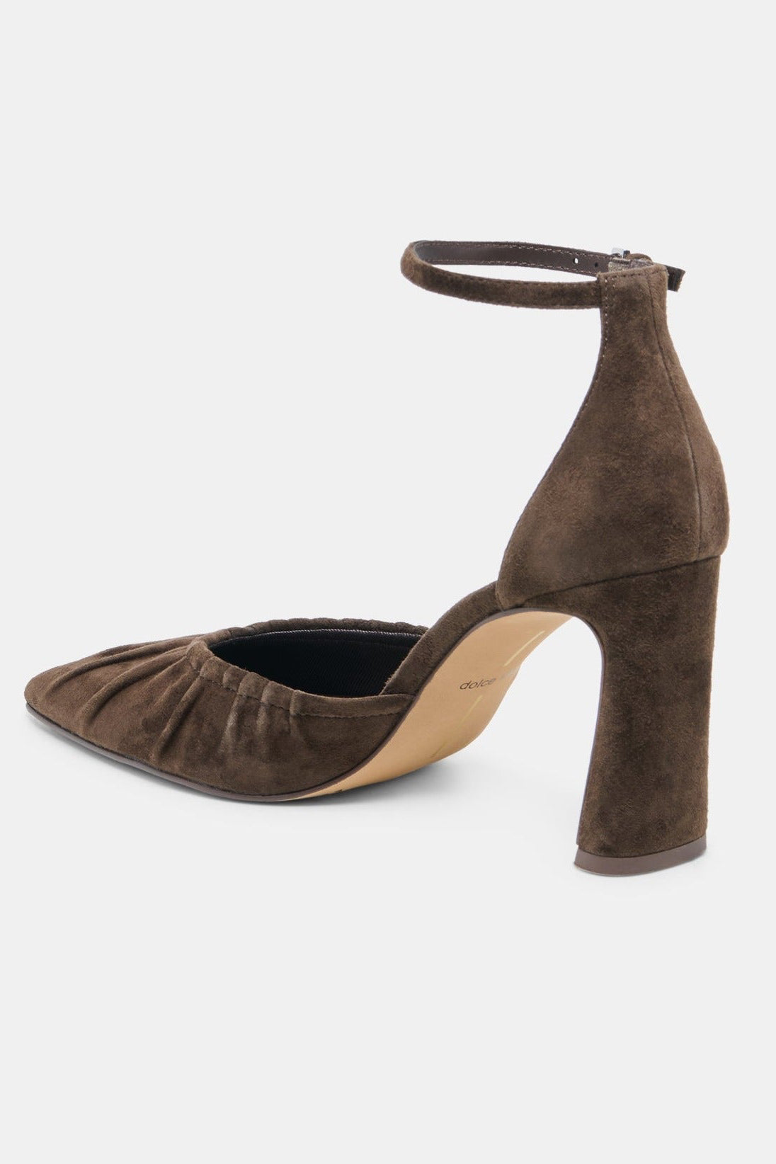 Dolce Vita Kylo heel top down view showing pointed toe