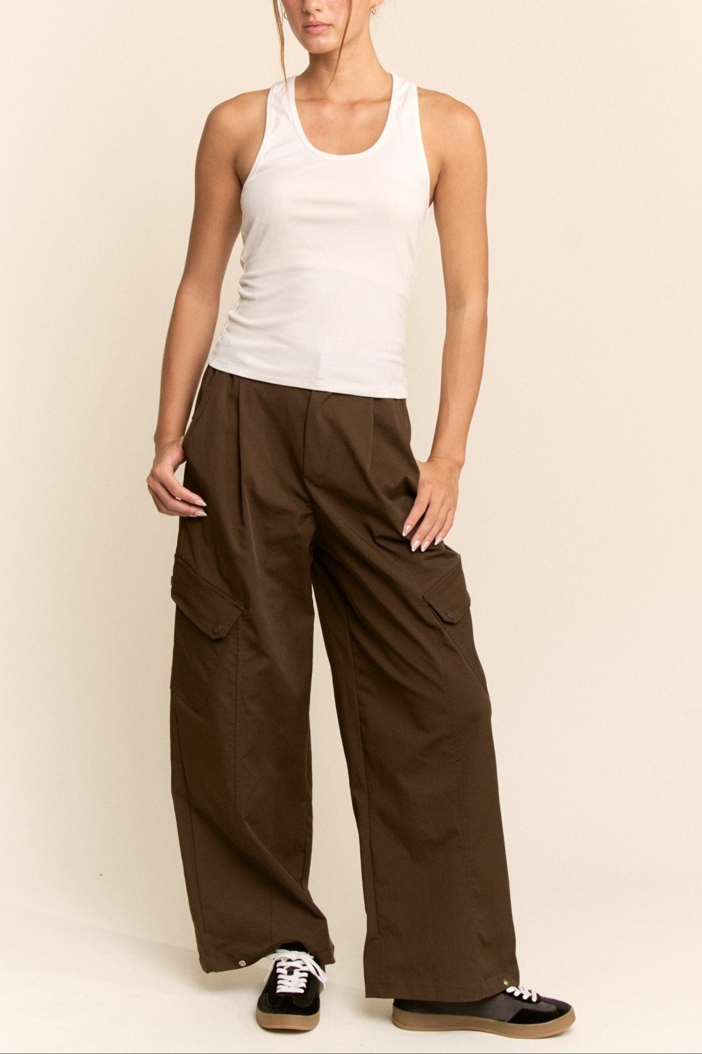 Lace Back Racer Tank - MTT Collective