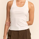 Lace Back Racer Tank - MTT Collective