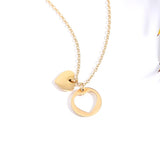 Lacy Heart Cutout Necklace - MTT Collective