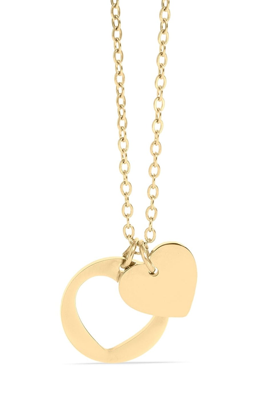 Lacy Heart Cutout Necklace - MTT Collective