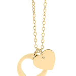 Lacy Heart Cutout Necklace - MTT Collective