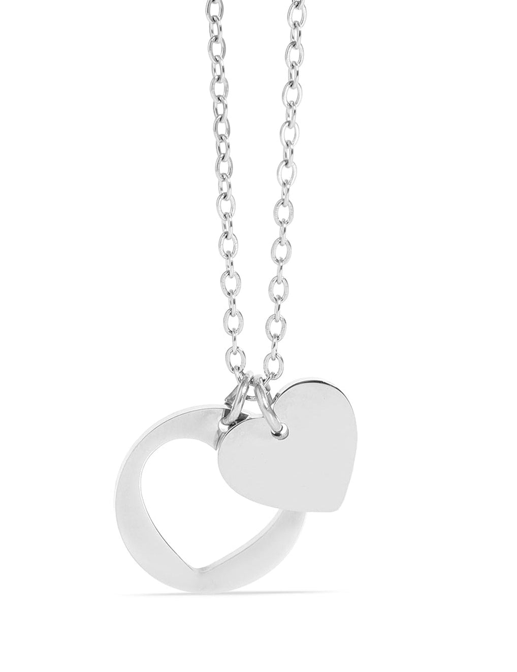 Lacy Heart Cutout Necklace - MTT Collective