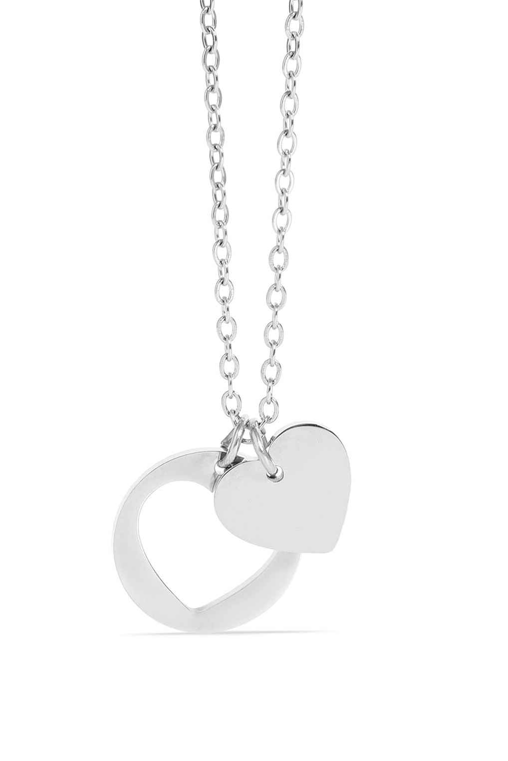 Lacy Heart Cutout Necklace - MTT Collective