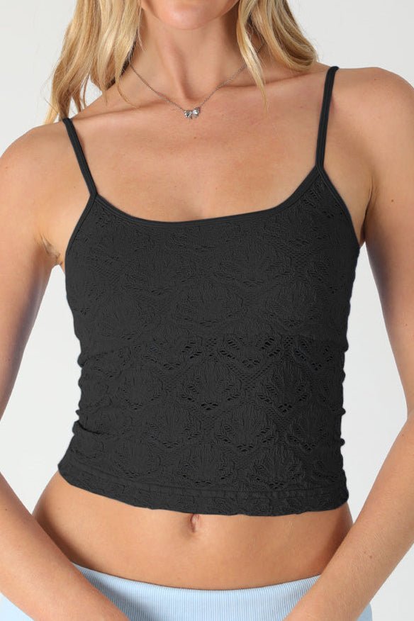 Lana Floral Textured Lace Cami - MTT Collective