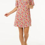Las Dalias Ditsy Wrap Dress - MTT Collective