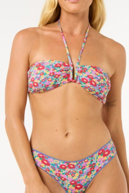 Las Flores Bandeau Bikini Top - MTT Collective