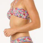 Las Flores Bandeau Bikini Top - MTT Collective