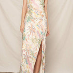 Laura Beachy Print Cowl Neck Maxi Dress - MTT Collective