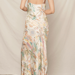 Laura Beachy Print Cowl Neck Maxi Dress - MTT Collective