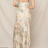 Laura Beachy Print Cowl Neck Maxi Dress - MTT Collective
