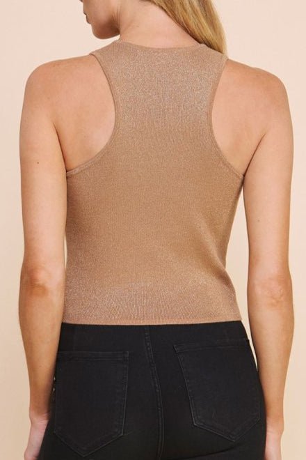 Laura High Neck Racer Back Tank - MTT Collective