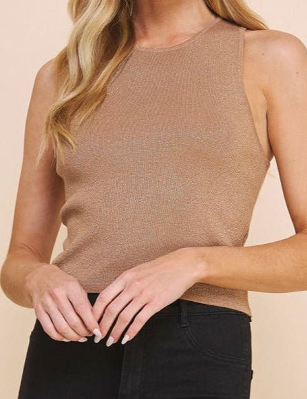 Laura High Neck Racer Back Tank - MTT Collective