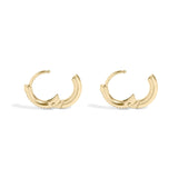 Laura Mini Cubic Zirconia Huggie Earrings - MTT Collective