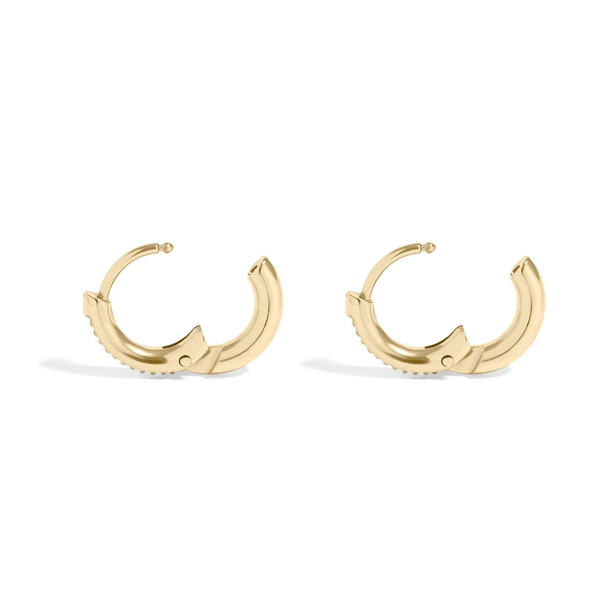 Laura Mini Cubic Zirconia Huggie Earrings - MTT Collective