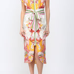 Laurel Botanic Tie Waist Dress - MTT Collective