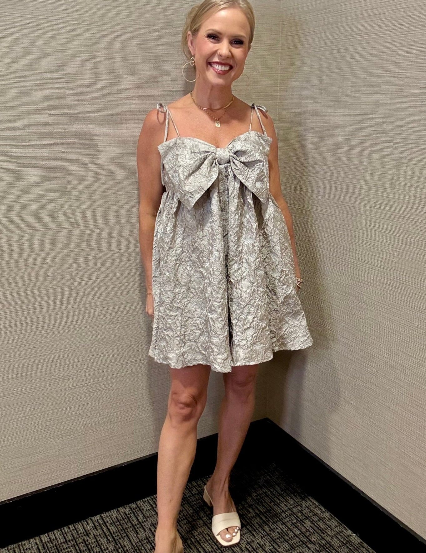 Lea Floral Babydoll Mini Dress with Bow - MTT Collective