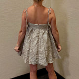 Lea Floral Babydoll Mini Dress with Bow - MTT Collective