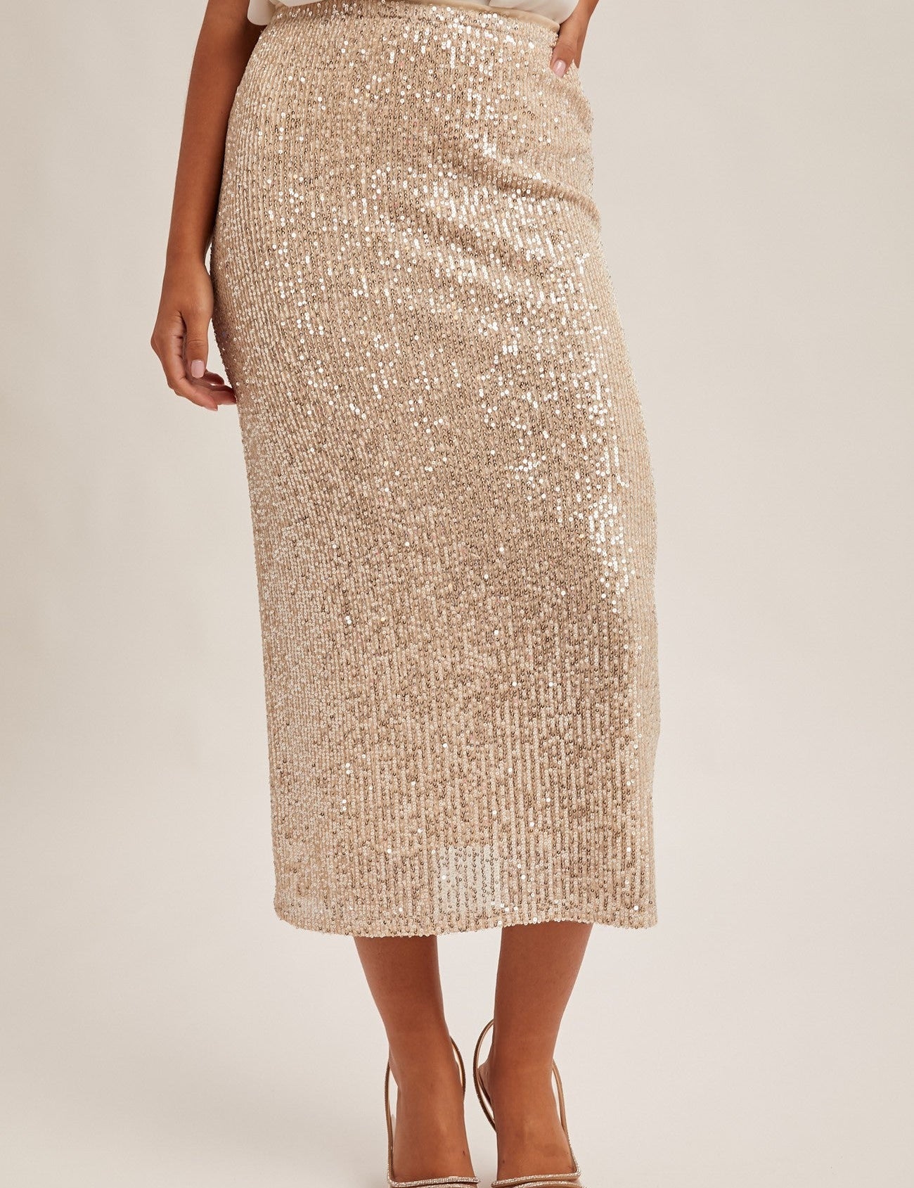 Leilani Sequin Midi Skirt - MTT Collective