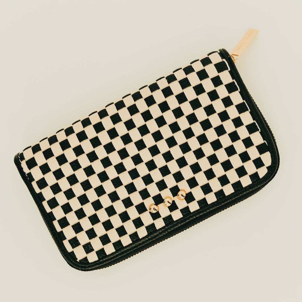 Lenni Large Zip Woven Wallet - MTT Collective