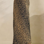 Leopard Satin Midi Skirt - MTT Collective