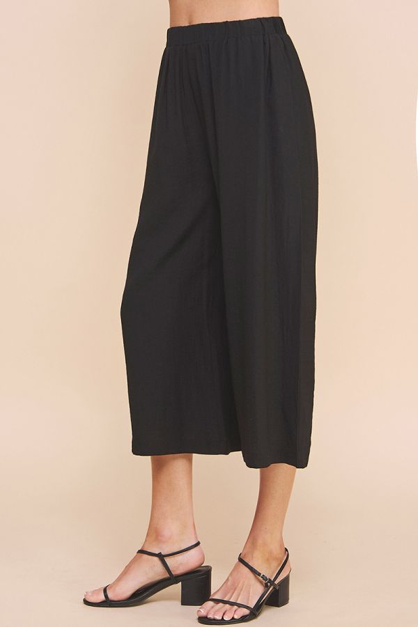 Lia Light Textured Woven Pants - MTT Collective