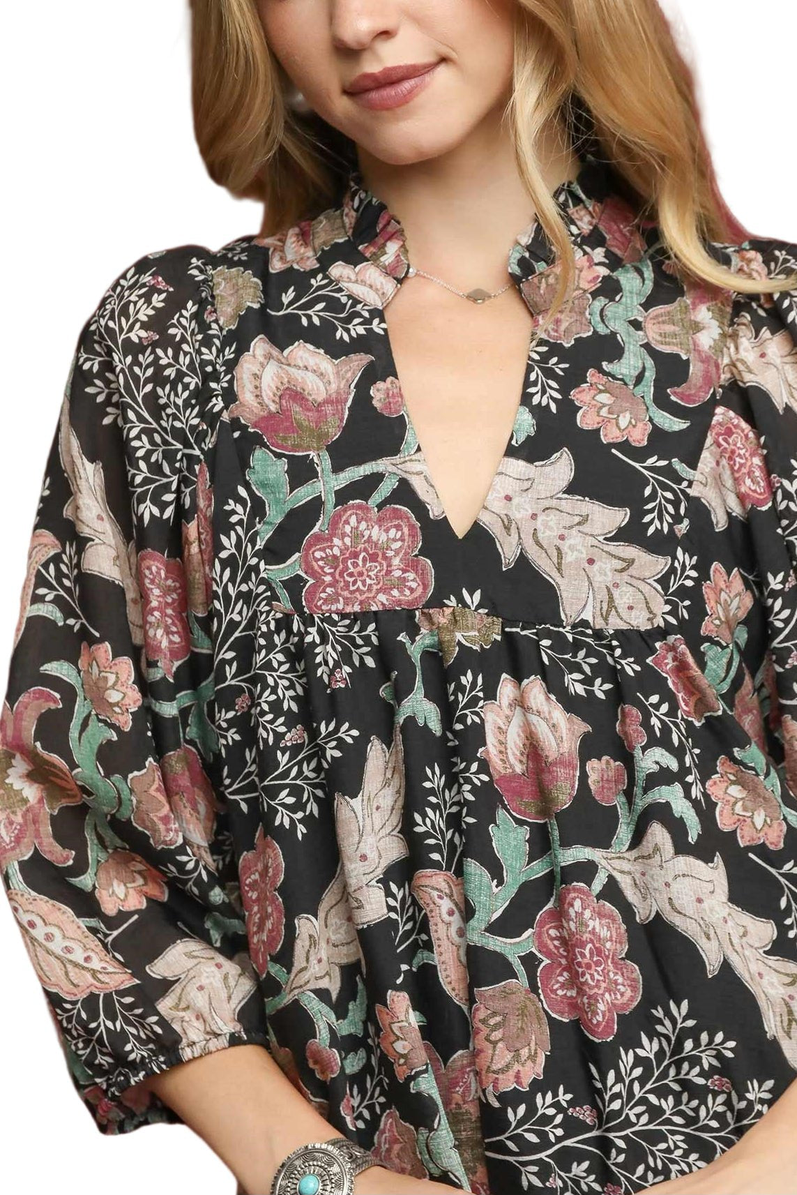 Lila Ruffle Neck Mini Dress - MTT Collective