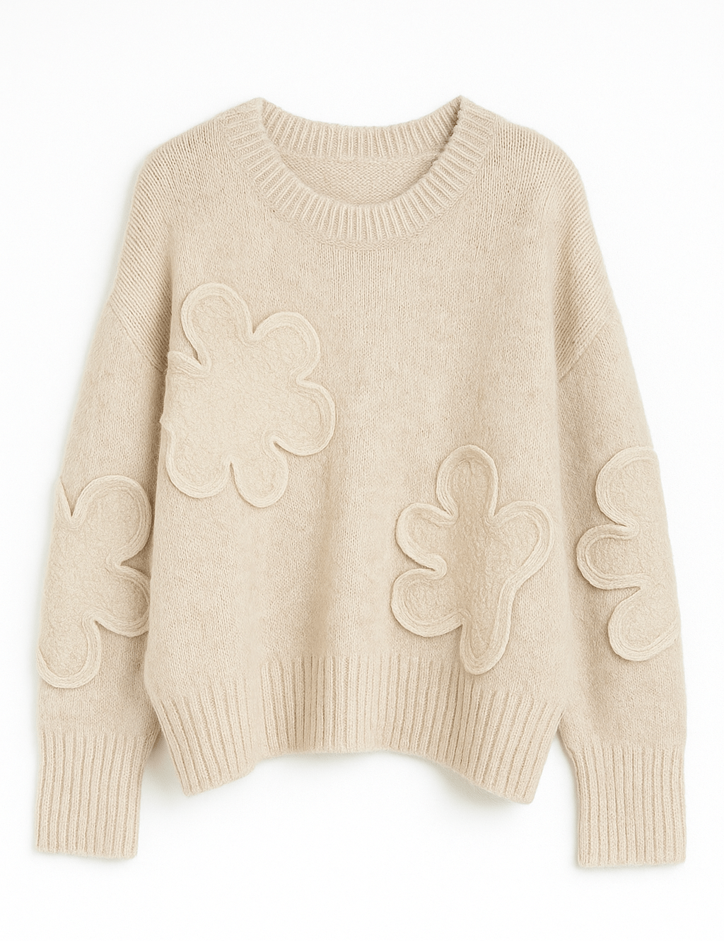 Lila Textured Floral Sweater - MTT Collective