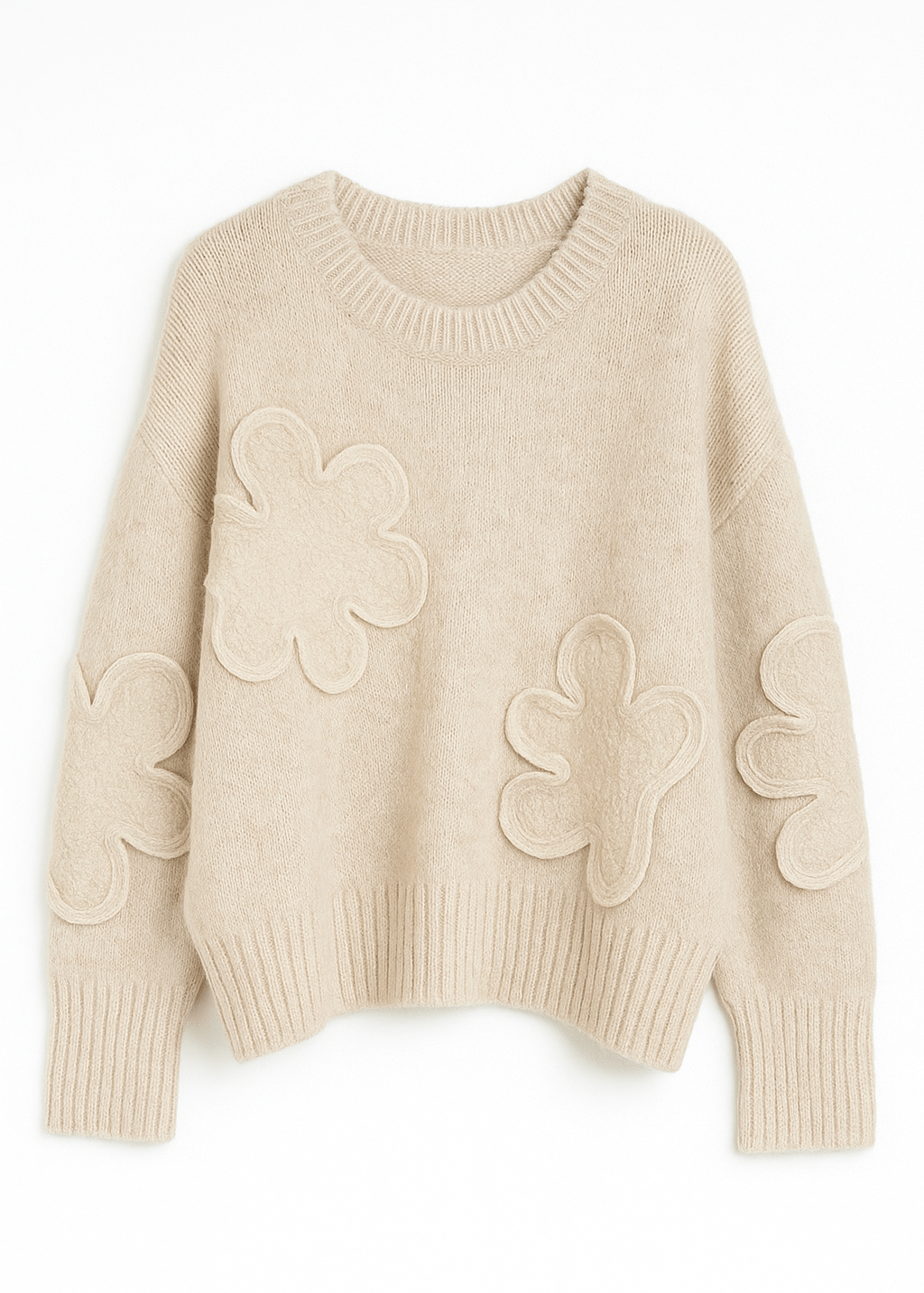 Lila Textured Floral Sweater - MTT Collective