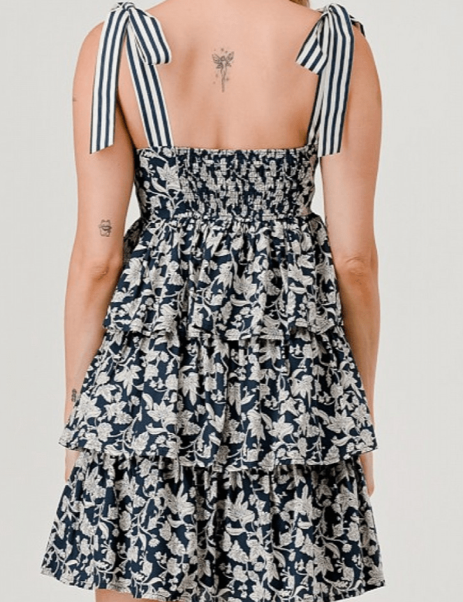 Liliana Floral Tiered Mini Sundress - MTT Collective