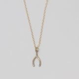 Lina Wishbone Necklace | Gold - MTT Collective