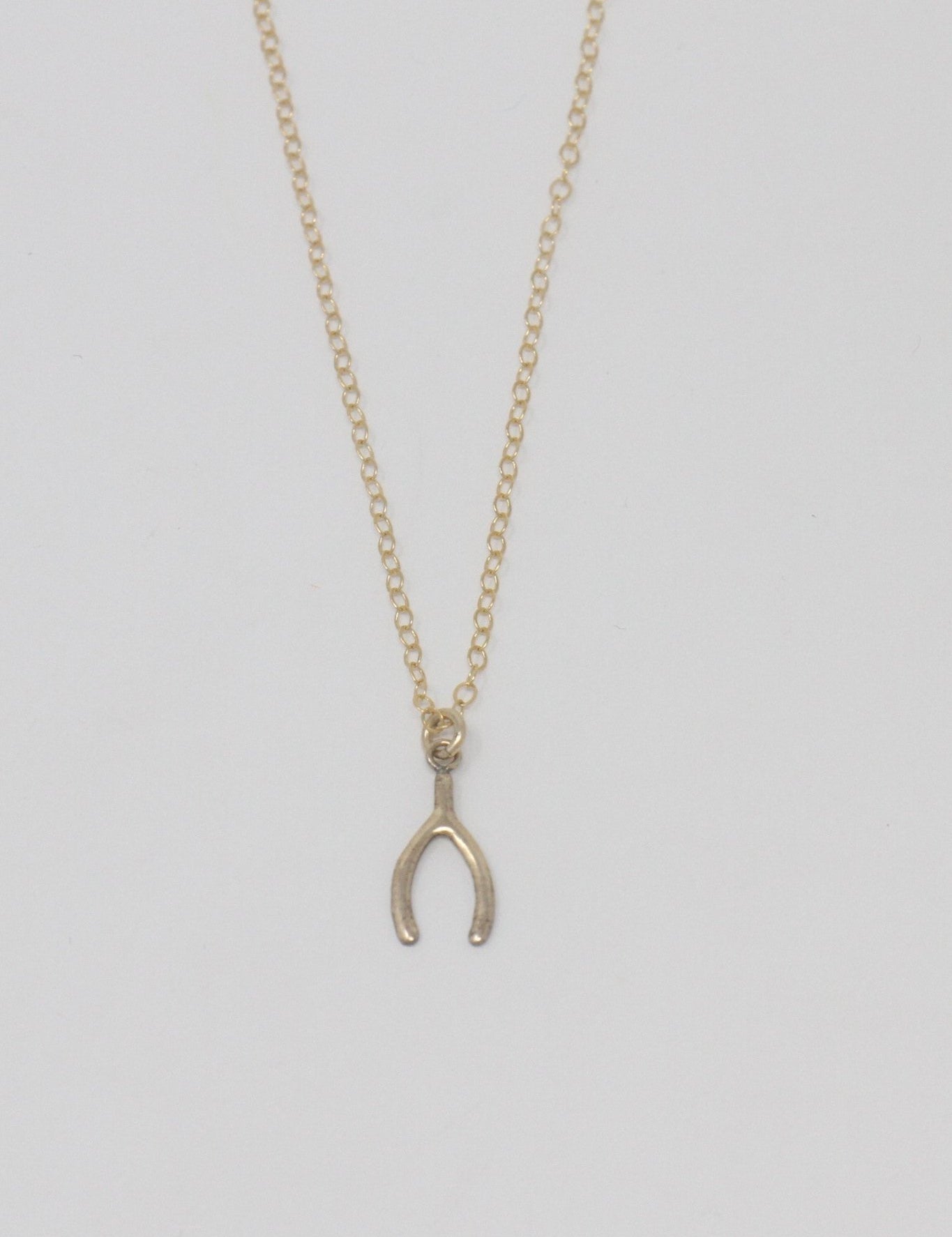 Lina Wishbone Necklace | Gold - MTT Collective