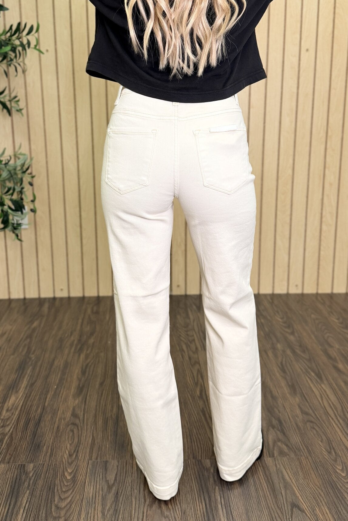 Linden High Rise Straight Pants
