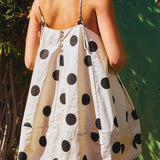 Lorelai Tie Strap Trapeze Stretch Mini Dress - MTT Collective