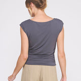 Lottie Shoulder Drape Top - MTT Collective