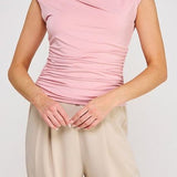 Lottie Shoulder Drape Top - MTT Collective